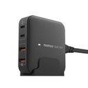 Momax One Plug 70W 4-Port Desktop Charger (UK) (Black)