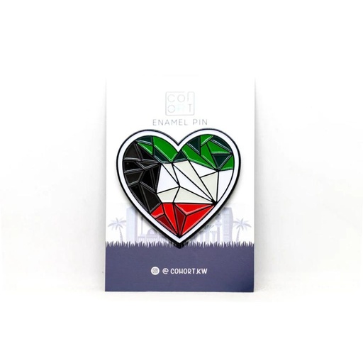 [COHORT_PIN_0009] Cohort Kuwait Heart Pin