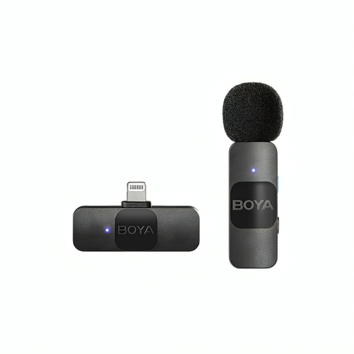 [BY-V1] BOYA Ultracompact 2.4Ghz Wireless Microphone System for IOS devices (1TX+1RX)