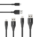 Anker PowerLine II Lightning Cables (0.9m, 1.8m, 3m) 