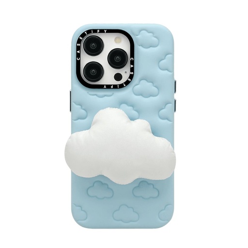 [CTF-30087108-16006218] Casetify Grippy Case for iPhone 15 Pro Max (Marshmallow Cloud)