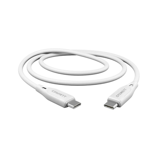 [CY4694PCTYC] Cygnett Essentials USB-C to USB-C 2M (White)