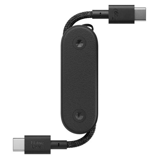 [POCK-C-BLK-NP] Native Union Pocket Cable Type C-C 17CM (Black)