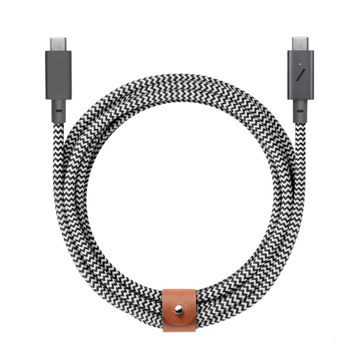 [BELT-PRO2-ZEB-NP] Native Union Belt Cable Pro 240W Type C-C 2.4M (Zebra)