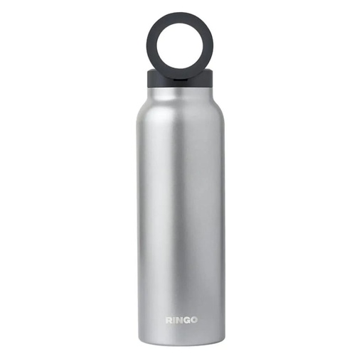 [RIN-B2SS32LSC1] RINGO Water Bottle - 32 OZ/1 Litre - MagSafe Screw Lid / MagSafe Booster Ring (Stainless)