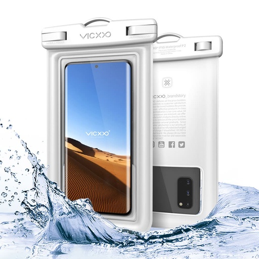 [Prism_P2_(White)] Vicxxo Prism P2 Waterproof Phone Bag (White)