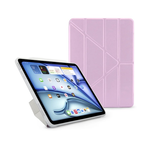 [P052-128-AD] Pipetto Origami No.1 Case for iPad Air 11" 2024 (Mettalic Purple)