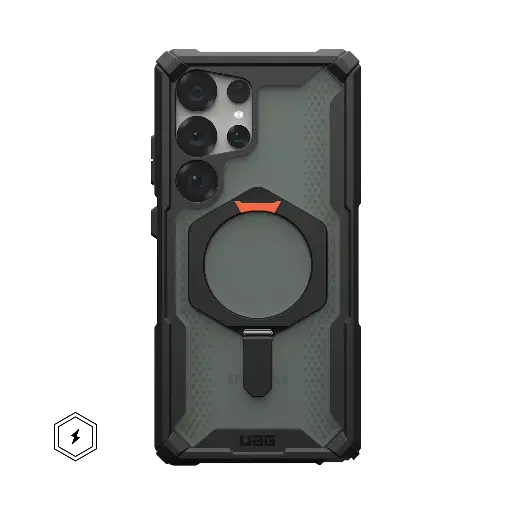 [214467114097] UAG Plasma XTE Magsafe Case for Samsung Galaxy S25 Ultra (Black/Orange)