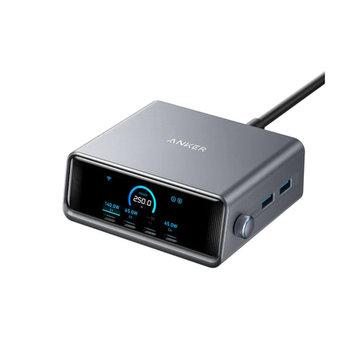 [A2345241] Anker Prime Charger (250W, 6 Ports, GaNPrime) (Silver)