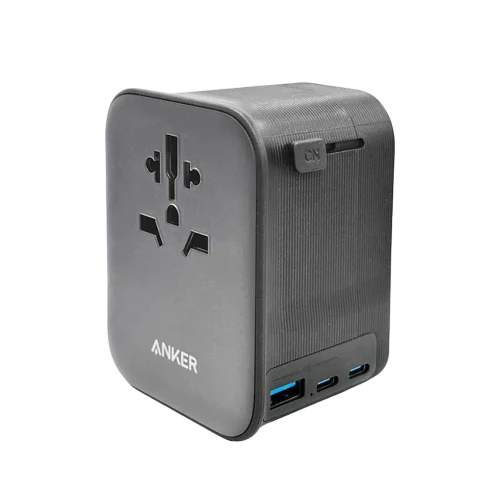 [A9213K11] Anker Nano Travel Adapter (4-in-1, 65W) (Black)