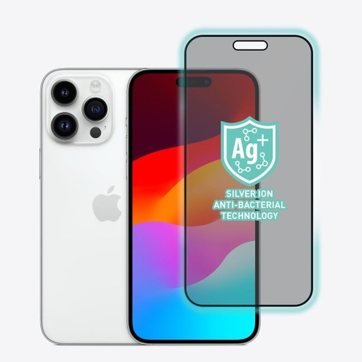 [IP2267P-BDG-AB02] Torrii Bodyglass Anti-Bacterial Screen Protector For iPhone 14 Pro Max (Full Coverage Black)