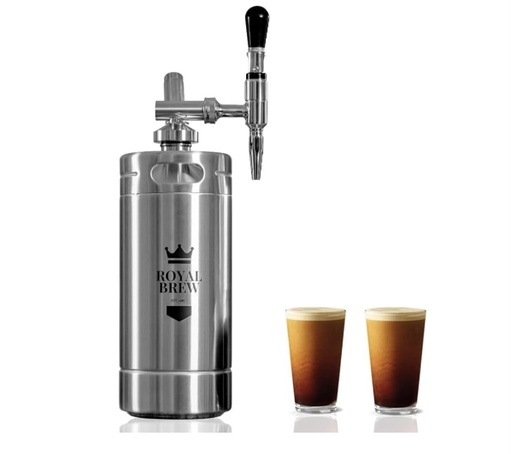 [RBNITRO20] ROYAL BREW Nitro Cold Coffee Maker Home Kit System (Stainless)