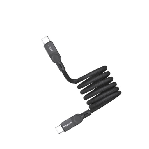 [DL58D] Momax Mag.link USB-C to C & Lightning Magnetic Cable 1m (Black)
