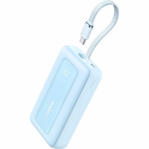 [A1689H31] Anker Zolo Power Bank (20K, 30W, Built-In USB-C Cable) (Blue)