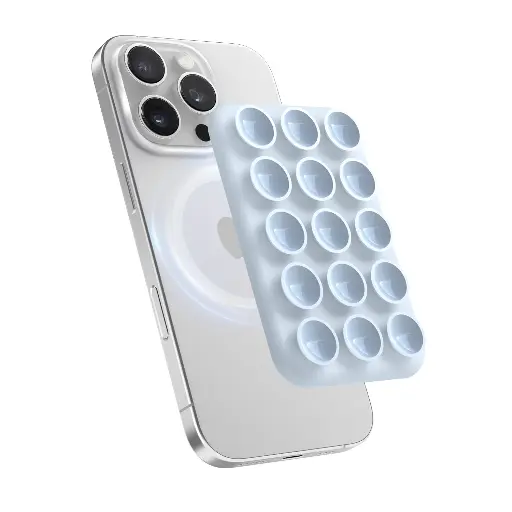 [EMSSUCTION-LBL] Elago Magnetic Suction Cup Phone Mount (Light Blue)