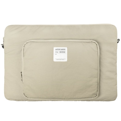 [EMB14SLEEV-PO-ST] Elago Pocket Sleeve for LapTop 12" - 14"  (Stone)