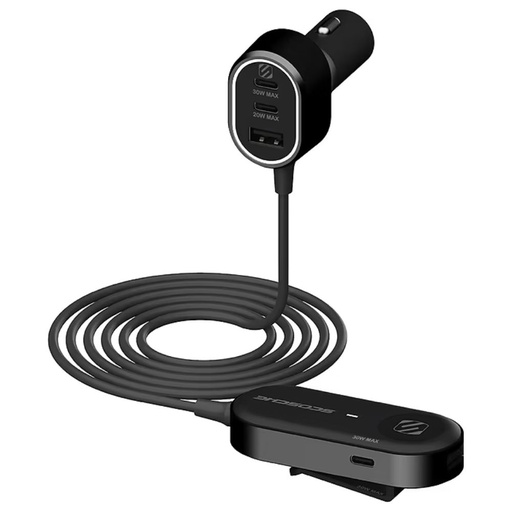 [CPD100EX-SP] Scosche PowerVolt 100W Travel Car Charging Hub 6 Port
