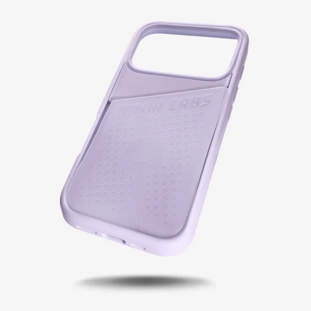 Ninja Labs Flex Pouch for iPhone 17 Pro Max Case (Lavender) | CAVARATY