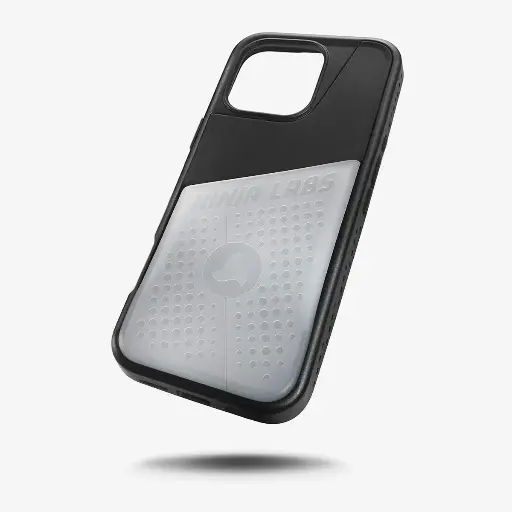 [SC16PR-BC] Ninja Labs Flex Pouch for iPhone 16 Pro Case (Black/Clear)
