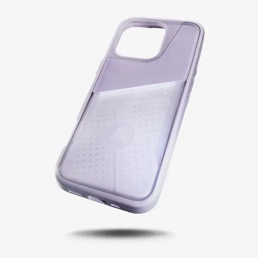 [SC14PR-LC] Ninja Labs Flex Pouch for iPhone 14 Pro Case (Lavender/Clear)