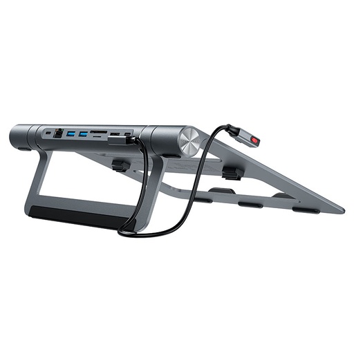 [E5G] ACEFAST  PLUS USB-C multifunctional stand HUB for laptop (GRAY)