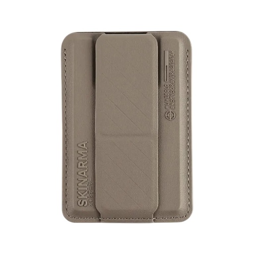[SK-KADO-GLDGLD] Skinarma Kado Magsafe Card Holder With Grip Stand (Champagne Gold)