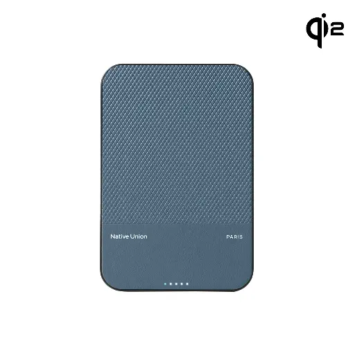 [PB-5KMS-NAV-Q2] Native Union (Re)Classic Power Bank 5000mAh Qi2 (Navy)