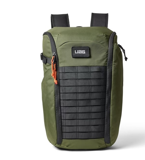 [984174117297] يو اي جيه – حقيبة ظهر 20 لتر – زيتوني داكن / برتقالي