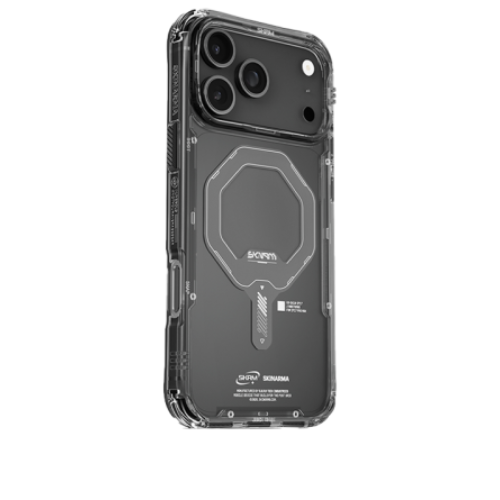 [SK-2025IPP6.3-SDOMS-GRA] SkinArma Saido MagSafe Case for iPhone 17 Pro (Graphite)