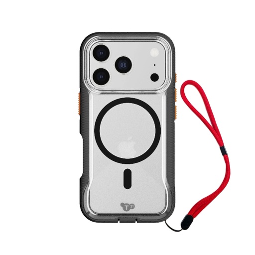 [T21-11331] Tech21 EvoPro Magsafe Case for iPhone 17 Pro (Clear/Black)