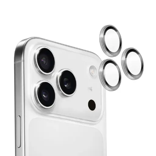[IP25P-BDG-ABC02] Torrii Camera Ring for iPhone 17 Pro/17 Pro Max (Silver)