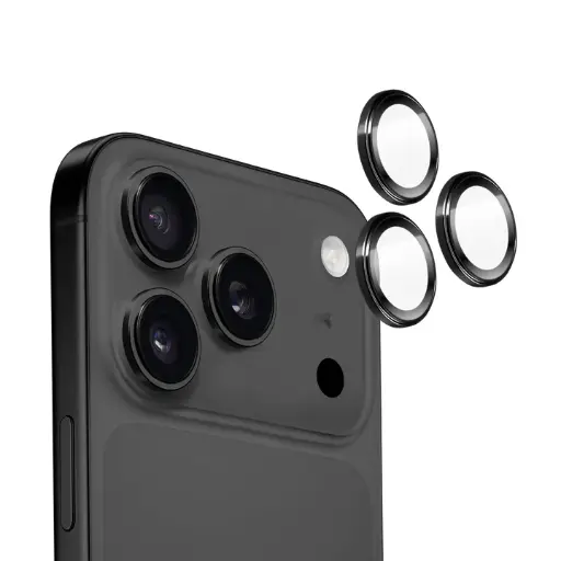 [IP25P-BDG-ABC03] Torrii Camera Ring for iPhone 17 Pro/17 Pro Max (Black)