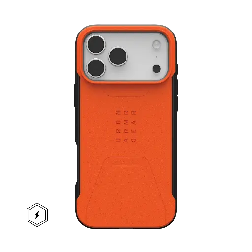 [114546119797] UAG Civilian Magsafe Case for iPhone 17 Pro Max (Orange)