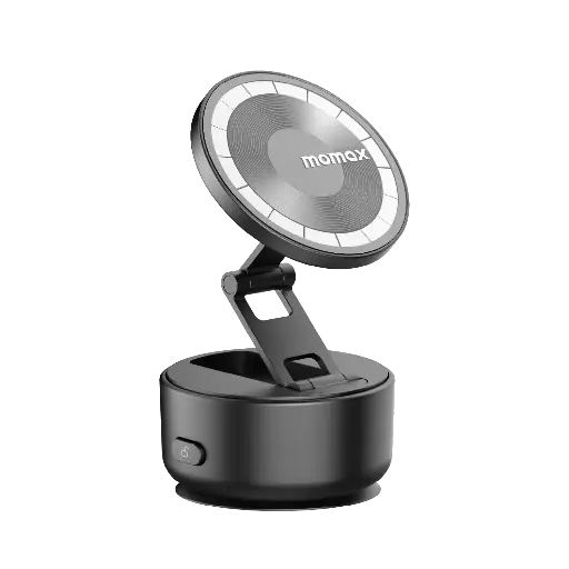 [KH20D] Momax 1-SNAP GO Auto Suction  Magnetic Phone Stand (Black)