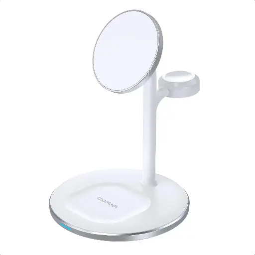 [T585-F-WH] Choetech 15W 3-in-1 Magnetic Wireless Charging Stand (White)