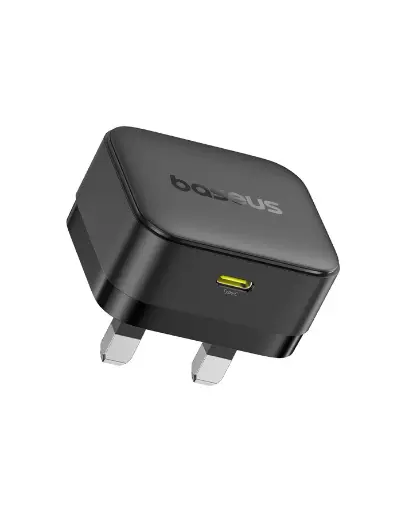[P1011160E113-Z2] Baseus Palm Fast Charger 1C 30W - Cluster Black
(with Baseus Cable USB-C to USB-C 60W)