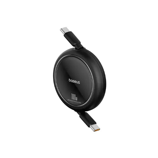 [P10364500113-00] Baseus Free2Pull Mini Retractable Cable USB-C to USB-C 100W 1.5m (Cluster Black)
