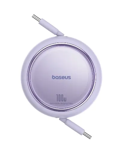 [P10364500511-01] Baseus Free2Pull Mini Cable USB-C to USB-C 60W 1m (Nebula Purple)