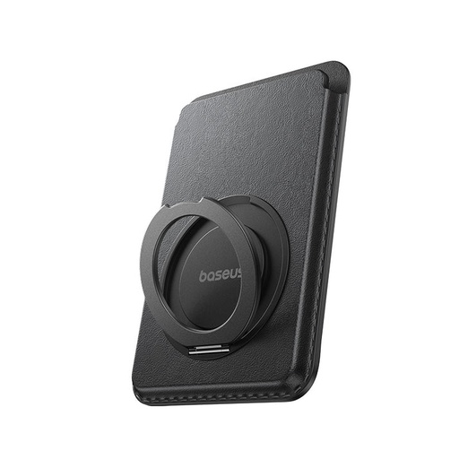 [P70385000123-00] Baseus MagPro 3 Magnetic Wallet Stand (Cosmic Black)
