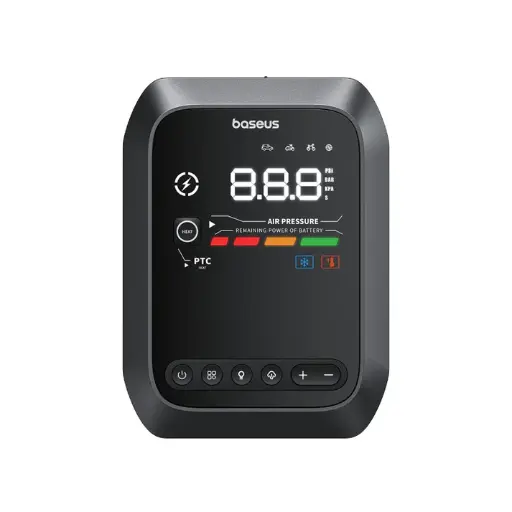 [C00245903111-00] بيسوس جهاز تشغيل بطارية السيارة 4 في 1 بقوة 1200 (أسود داكن)