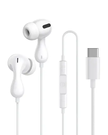 [A00171400213-00] Baseus Encok CZ20 Wired Earphones (Moon White)
