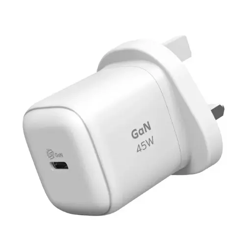 [UM73UKW] Momax 1-CHARGE 45W GaN Charger (White)