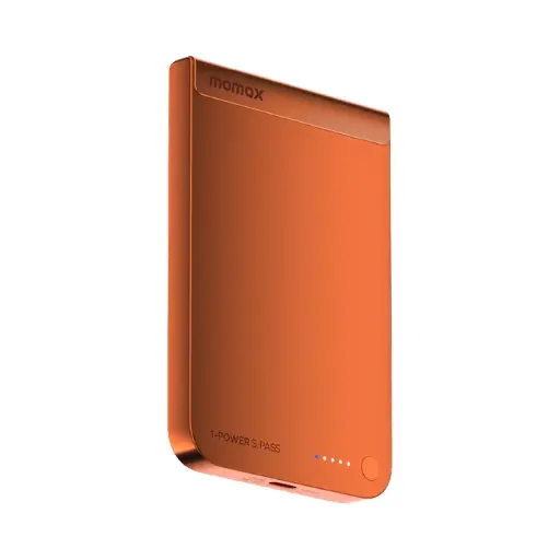 [IP161Q2M] Momax 1-Power S.Pass 5000mAh Qi2 Magnetic Wirteless Battery Pack (ORANGE)