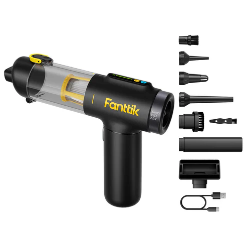 [Slim-V10-Mix] Fanttik Slim V10 Mix Car Vacuum RobustClean (Black)