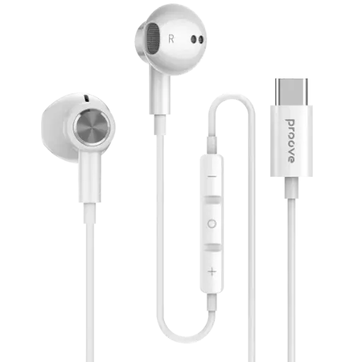 [WESC00002001] Proove Scape C3 Wired Earphones Type-C (White)