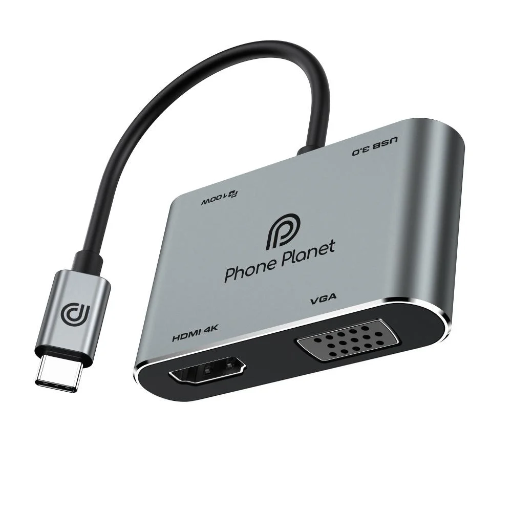 [PP-DS09] Phone Planet Type-C Multifinction Hub (Gray)