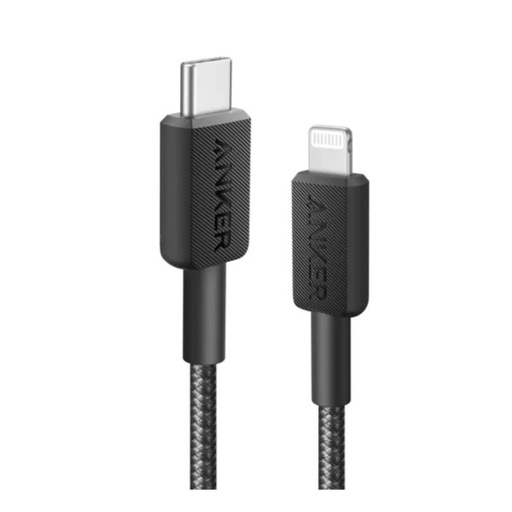 [A81B5H11] Anker 322 USB-C to Lightning Braided Cable 1M (Black)