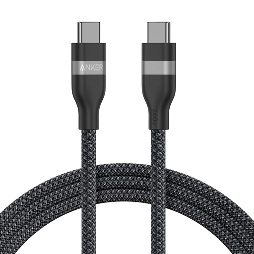 [A82E2H12] Anker USB-C to USB-C Braided Cable 240W 1.8M (Black)