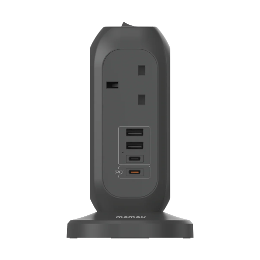 [US18UKP] Momax ONEPLUG 7-Outlet Power Strip With USB