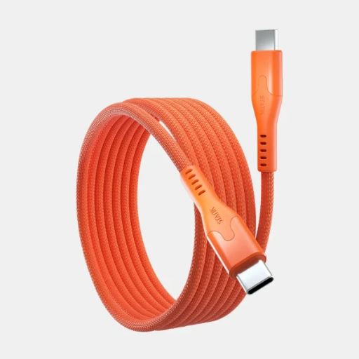 [PUP-0550-3FT-CC-ORG] Statik MagStack Pro Magnetic 100w USB-C to C Cable 0.9M (Orange)